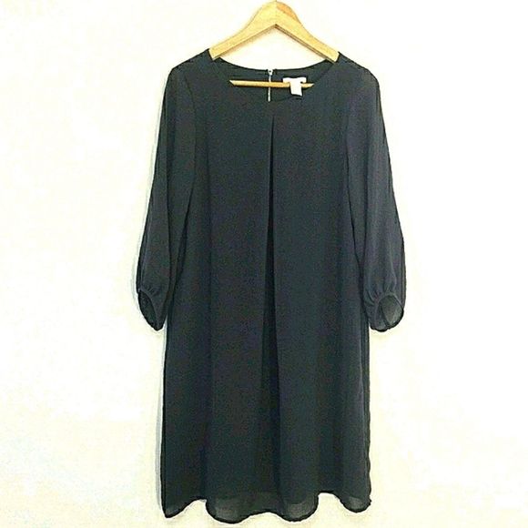 H&M 🖤💕🖤Loose Light Lined DRESS  Size 14 - Picture 6 of 13